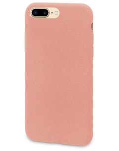 Чехол накладка Liquid Pebble для Apple iPhone 7 8 Plus розовое золото Dyp
