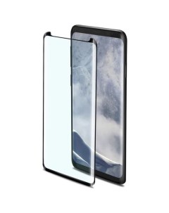 Стекло защитное 3D Glass для Samsung Galaxy S9 plus глянцевое чёрное Celly