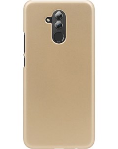 Чехол накладка Hard Case для Huawei Mate 20 Lite soft touch золотой Dyp