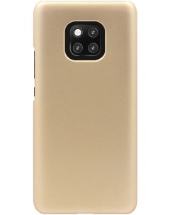 Чехол накладка Hard Case для Huawei Mate 20 Pro soft touch золотой Dyp