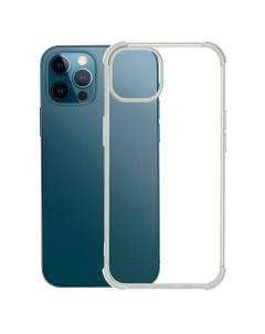 Чехол противоударный Glitter Shockproof Soft Case для iPhone 13 Pro Max серебристый Devia