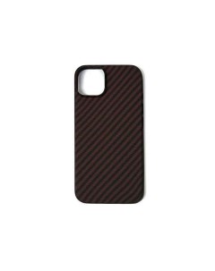 Чехол Ultra Thin Carbon Fiber Texture Magnetic Case для iPhone 14 Max Wine Red Devia