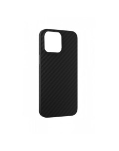 Чехол Ultra Thin Carbon Fiber Texture Magnetic Case для iPhone 14 Pro Max Black Devia