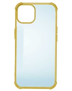 Чехол противоударный Glitter Shockproof Soft Case для iPhone 13 Pro Max золотистый Devia