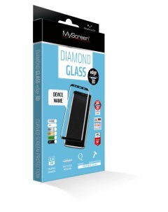 Закаленное защитное стекло Glass edge Black iPhone iPhone 6 6S Plus 2 5D Myscreen