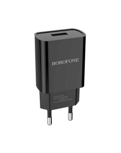 Сетевое зарядное устройство BA20A Sharp 1USB 2 1A черный 02081 Borofone