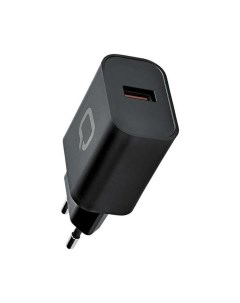 Сетевое зарядное устройство Charger 0048 1 USB 3A черный Qumo