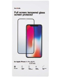 Защитное стекло iPhone 11 Pro 5 8 Full Screen FULL GLUE черное Barn&hollis