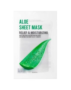 Тканевая маска с экстрактом алоэ 22мл Purity Aloe Sheet Mask 22ml Eunyul