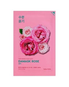 Увлажняющая тканевая маска Pure Essence Mask Sheet Damask Rose роза 20 мл Holika holika