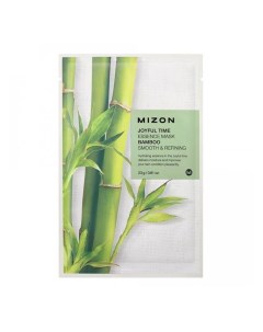 Тканевая маска для лица с экстрактом бамбука Joyful Time Essence Mask Bamboo Mizon