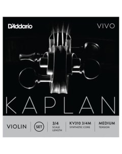 Струны для скрипки D ADDARIO KV310 3 4 M D`addario