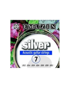 Струны для акустической гитары SILVER 7А222 Emuzin
