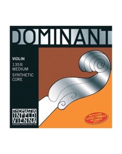 Комплект струн для скрипки 135B Dominant размером 4 4 среднее натяжение Thomastik