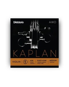 Комплект струн для скрипки D Addario KA310 4 4M Kaplan Amo размером 4 4 среднее натяжение D`addario