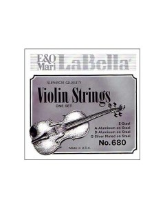 Струны LaBella 680 для скрипки размером 4 4 металл La bella