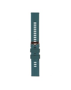 Ремешок для часов универсальный силиконовый рельефный 20 mm зеленый Red line
