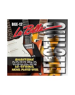 Струны BGE 12 15 40 для 12 струнной электрогитары баритон La bella