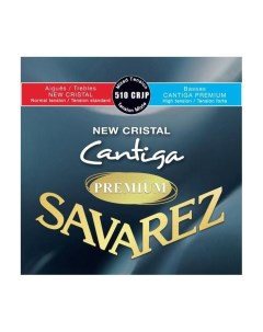 Струны 510CRJP New Cristal Cantiga Premium нейлон для классической гитары Savarez