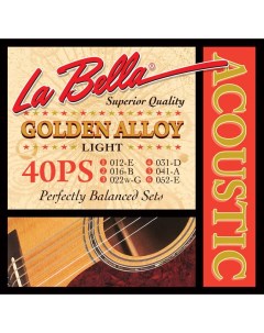 Струны 40PS 12 52 для акустической гитары La bella