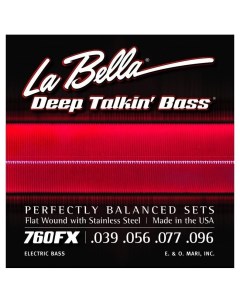 Струны 760FX для 4 струнной бас гитары 39 96 La bella
