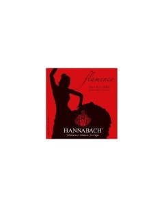 Струны 827SHT Red FLAMENCO нейлон для классической гитары Hannabach