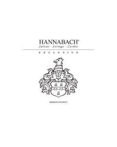 Струны EXCLMT Exclusive Black нейлон для классической гитары Hannabach