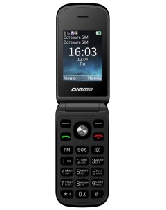 Мобильный телефон VOX FS240 32Mb серый Digma