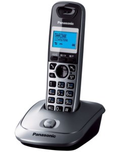 Радиотелефон KX TG2511RUM серый металлик Panasonic