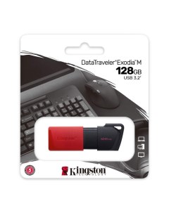 Флешка DataTraveler Exodia M 128Gb DTXM 128GB USB3 0 черный черный Kingston