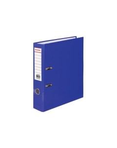 Папка регистратор ламинированная 80 мм синяя 222069 Brauberg