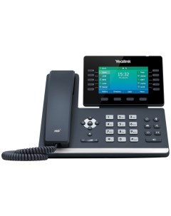 VoIP телефон SIP T54W черный Yealink