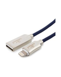 Кабель Cablexpert Platinum USB AM Lightning 1 8m Blue CC P APUSB02Bl 1 8M Gembird