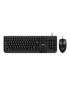 Набор клавиатура мышь KB S330C черные USB 104 кл 3кн 1200 dpi Sven