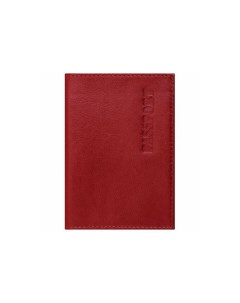 Обложка для паспорта натуральная кожа галант PASSPORT красная Brauberg