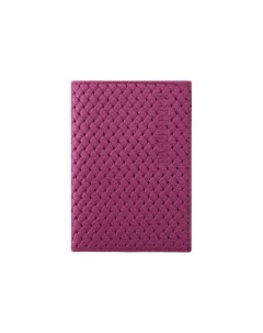 Обложка для паспорта натуральная кожа плетенка PASSPORT розовая Staff