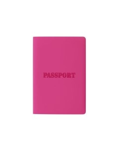 Обложка для паспорта мягкий полиуретан ПАСПОРТ розовая 237605 5 шт Staff