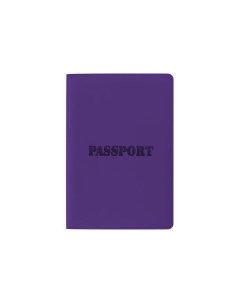 Обложка для паспорта мягкий полиуретан ПАСПОРТ фиолетовая 237608 5 шт Staff