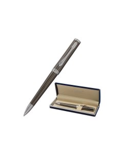 Ручка подарочная шариковая PASTOSO корпус оружейный металл детали хром узел 0 7 мм синяя 143516 Галант