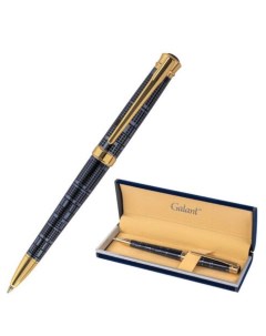 Ручка подарочная шариковая TRAFORO корпус синий детали золотистые узел 0 7 мм синяя 143512 Галант