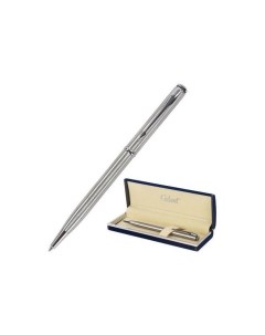 Ручка подарочная шариковая Arrow Chrome корпус серебристый хромированные детали пишущий узел 0 7 мм  Галант