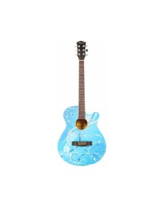 Гитара акустическая E4040 Blue Fantasy голубой Elitaro