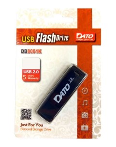 Флешка 8Gb DB8001 DB8001K 08G USB2 0 черный Dato