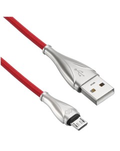 Кабель USB A m micro USB B m 1 2м красный Digma