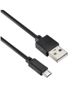 Кабель USB A m micro USB B m 0 15м черный Digma