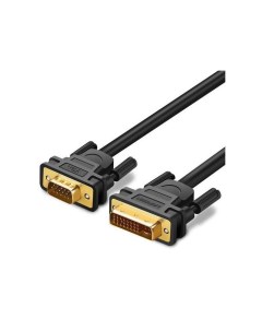 Кабель DV102 30741 DVI 24 5 Male to VGA Male Cable 1м черный Ugreen