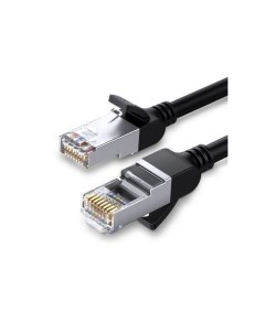 Кабель сетевой плоский NW101 50184 Pure Copper Ethernet Flat Cable 1м черный Ugreen