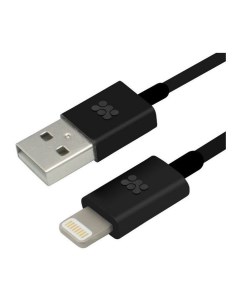 Кабель MFI USB Lightning linkMate LT 1 2m black 6959144007847 Promate