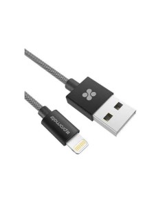 Кабель MFI USB Lightning linkMate LTF2 2m black 6959144029733 Promate