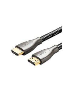 Кабель HD131 50109 HDMI 2 0 Male To Male Carbon Fiber Zinc Alloy Cable 3 м серый Ugreen